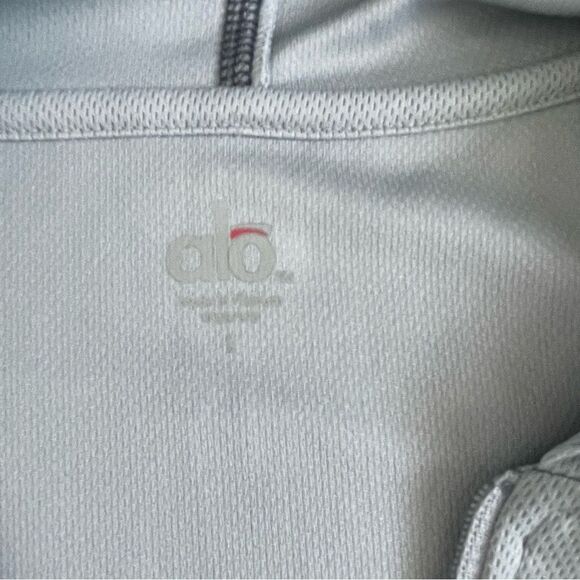ALO Gray Pull Over Hoodie size Large - Picture 6 of 9